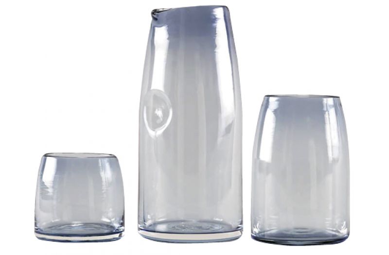 Glassware from The Commons’ Shelter Collection