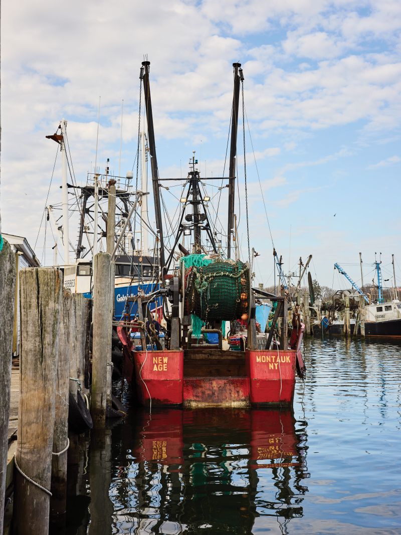 Fishing Village: Montauk Harbor still fills with seafaring boats, returning with fresh-catch fare.