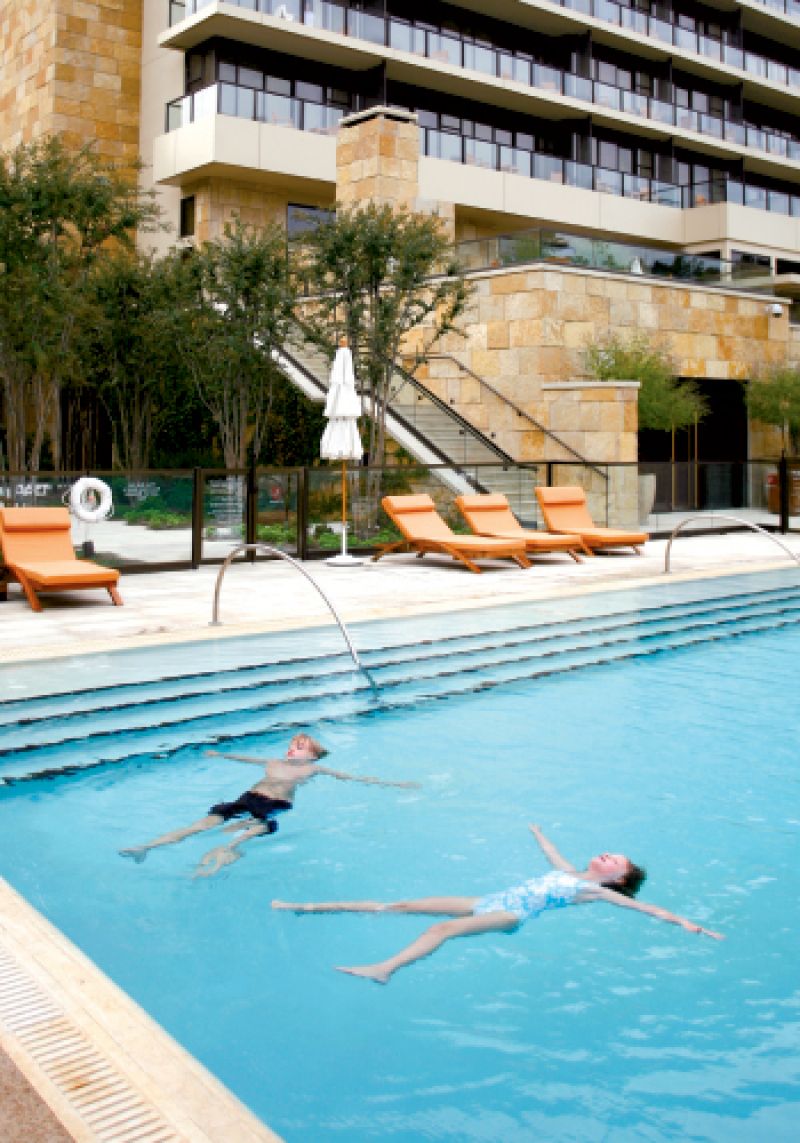 With its handsome façade and bellman at the ready, The Umstead is the picture of luxury. Luckily, it’s also family-friendly, with a pool that invites guests to float the day away.