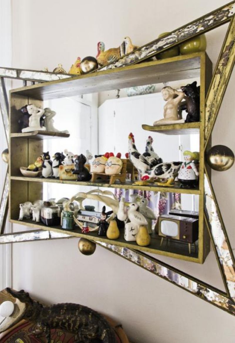 A salt and pepper shaker collection Michelle inherited from her grandmother