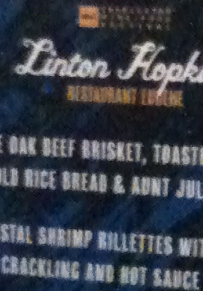 Chef Linton Hopkins&#039; menu