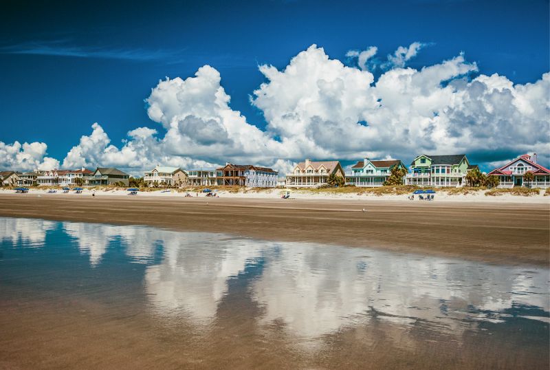 Rainbow Clouds by Pamela Oliveras  {Professional category} - Midday on Isle of Palms, August 2016