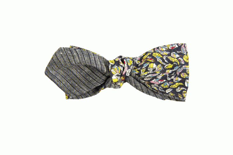 SPIT SHINE MANGOODS The bar staff at Edmund’s Oast and The Ordinary wear designer-maker Jessica Nicoles Garbee’s creations, so you know they’re hip. With soft fabrics and irresistible pattern combos in reversible designs, they’ll appeal to plenty of guys (and even gals) who don’t normally dig bow ties. Buy at spitshinegoods.com.