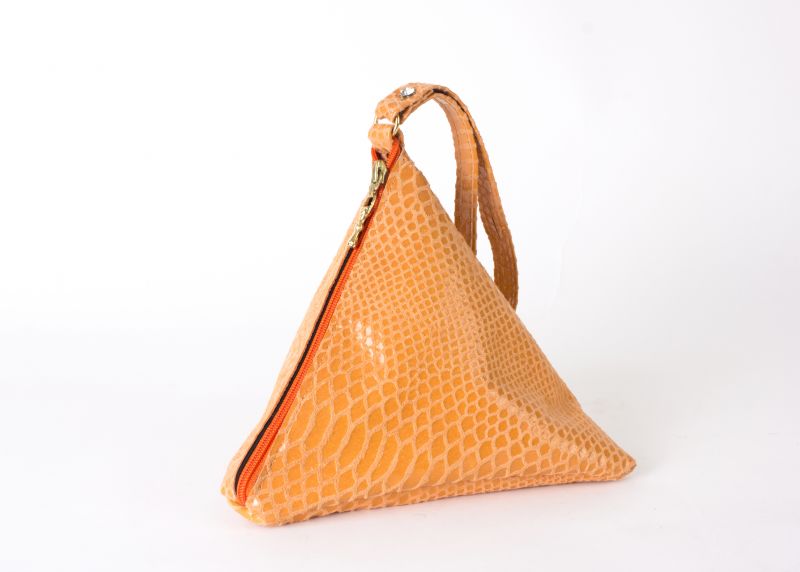 Kemestry textured triangle bag, $120 at Shoes on King