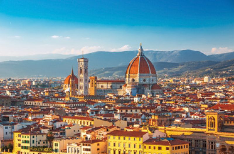 That’s Amore: ”I love just about any place in Italy. Most recently, I was in Florence, and I also took a mosaic class in Ravenna.”