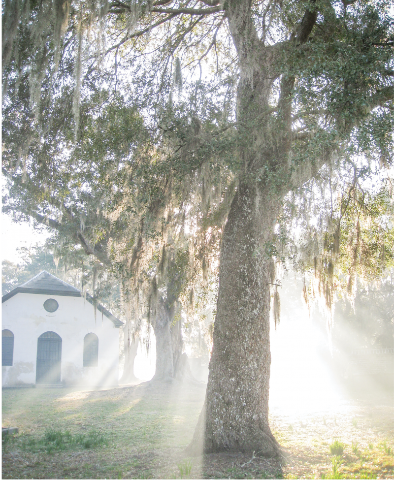 The circa-1725 Strawberry Chapel-of-Ease in Berkeley County