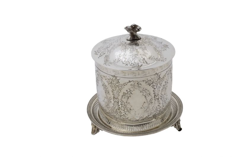 American coin silver cup (1870) for juleps and other cool cocktails. The Silver Valut