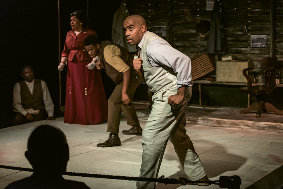 PURE Theatre actor Michael Smallwood in Marco Ramirez’s The Royale last fall