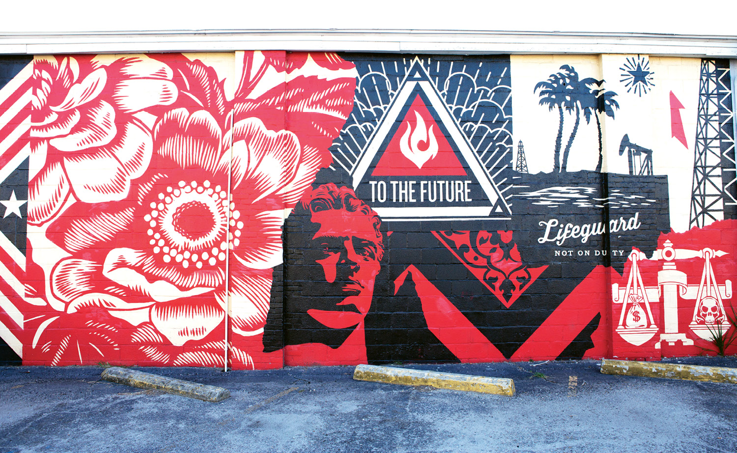 Power &amp; Glory  by Shepard Fairey  May 2014 - Across the driveway from The Daily and High Wire Distilling Co. (656 King St.)
